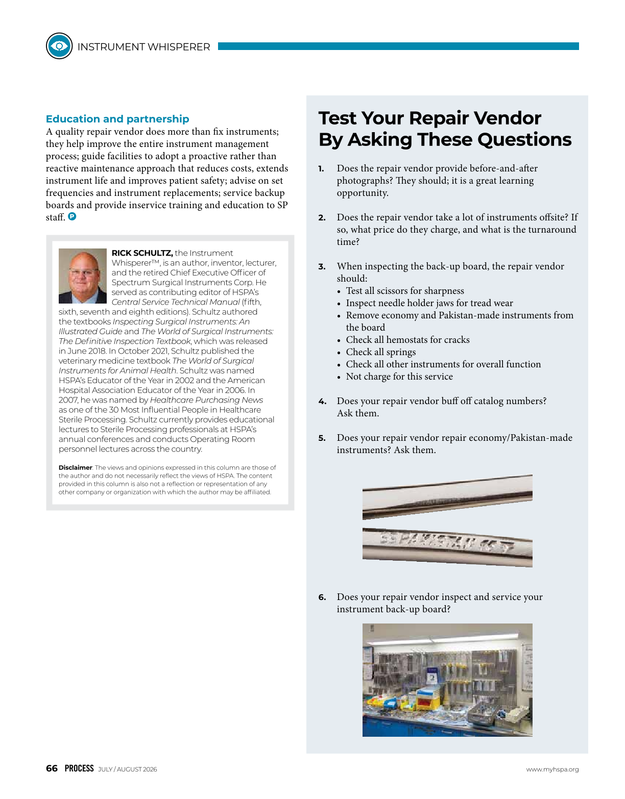Key Considerations When Evaluating Instrument Repair Vendors, page 3