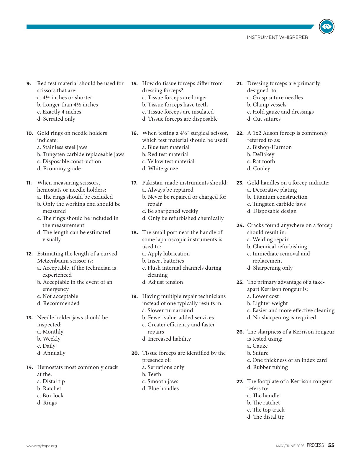 Surgical Instrument Problems Are Only Fixed with Instrument Knowledge, page 2