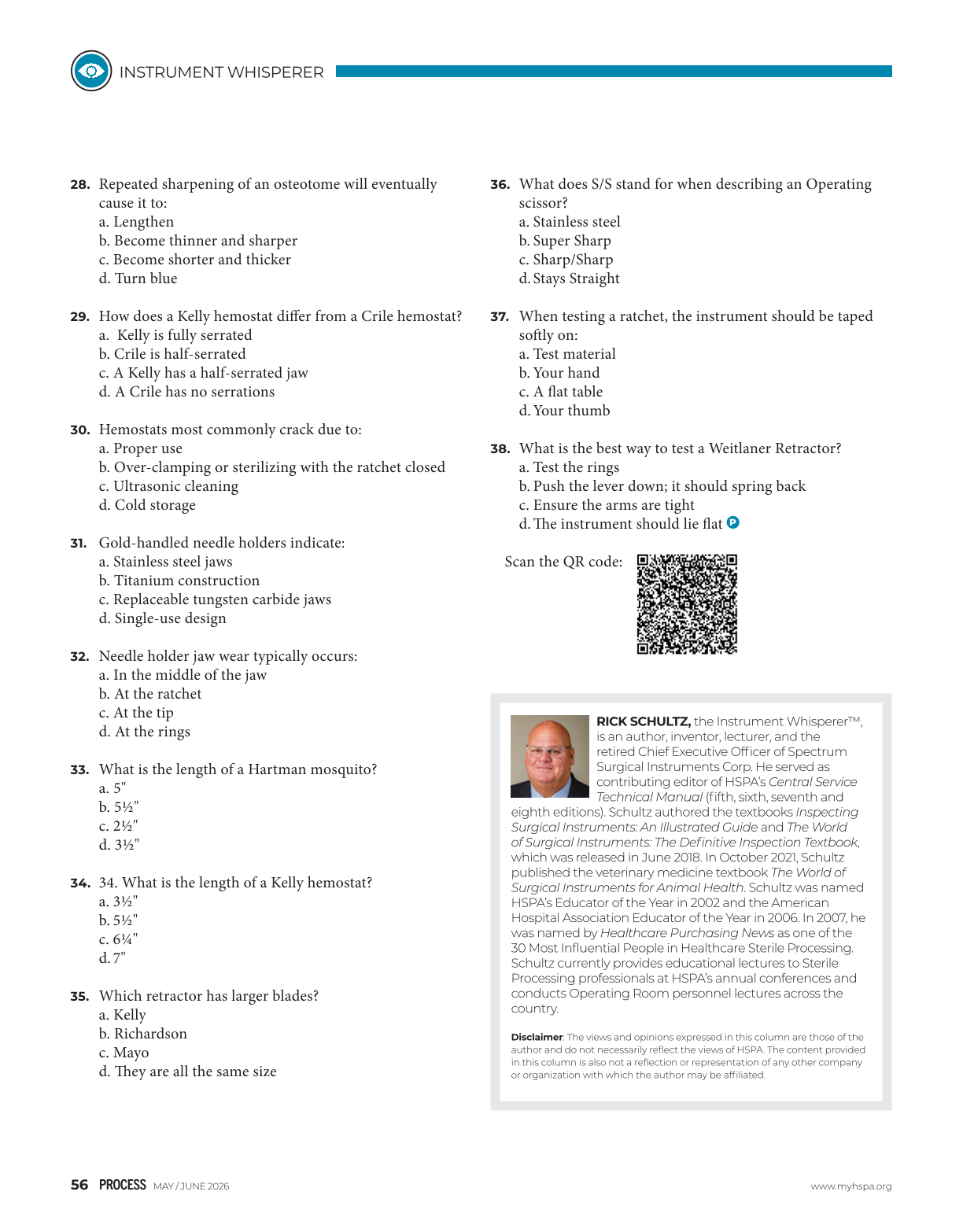 Surgical Instrument Problems Are Only Fixed with Instrument Knowledge, page 3